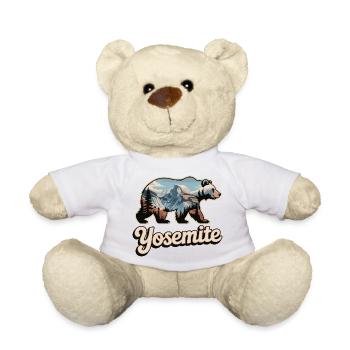 Yosemite Bär - Nationalpark Outdoor Design - Teddy - Weiß - Vorne