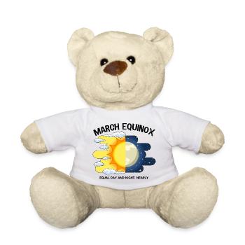March Equinox Equal Day And Night Ostara - Teddy Bear - white - Front