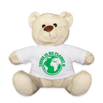 Il n’existe pas d’art écologique mondial de la Planète B - Nounours - blanc - Devant