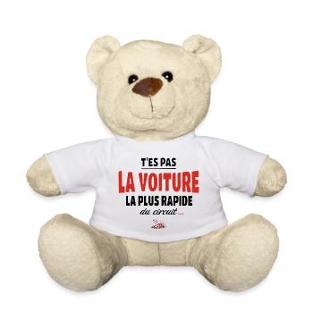 T’es pas la voiture la plus rapide du circuit - Nounours - blanc - Devant