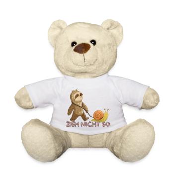 Zieh Nicht So – Langsame Freundschaft - Teddy - Weiß - Vorne