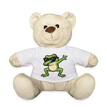 Grenouille à tamponner - Nounours - blanc - Devant