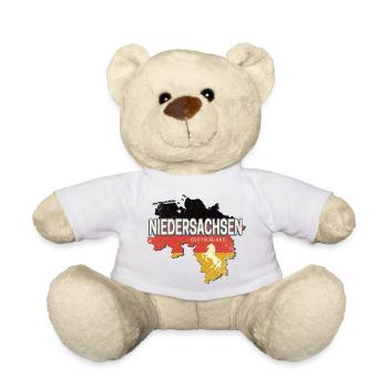 Niedersachsen Deutschland Bundesland Landkarte - Teddy - Weiß - Vorne