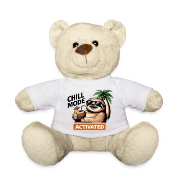 Tropische Faultier-aktivierte Vibes - Teddy - Weiß - Vorne