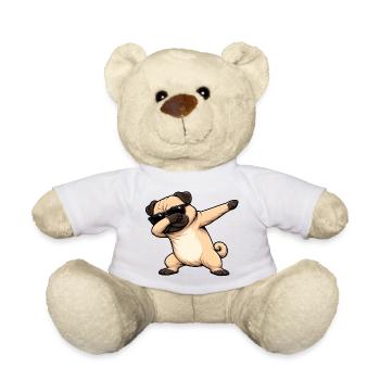 Dabbing Carlin - Nounours - blanc - Devant