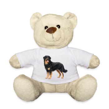 Realistischer Hovawart - Teddy - Weiß - Vorne
