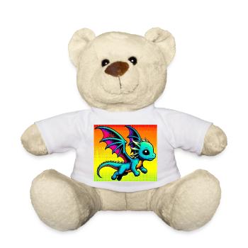 dragon - Nounours - blanc - Devant