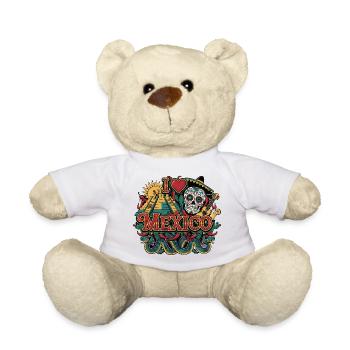 I Love Mexico Urlaub - Teddy - Weiß - Vorne