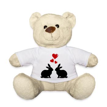 hasen_liebe - Nounours - blanc - Devant