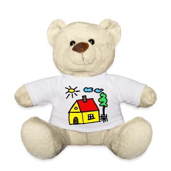 Constructeurs de maisons de rêve de la maison de la cabane - Nounours - blanc - Devant