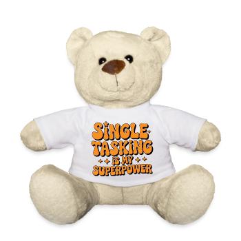Eine Sache zugleich | Monotasking Fokus - Teddy - Weiß - Vorne