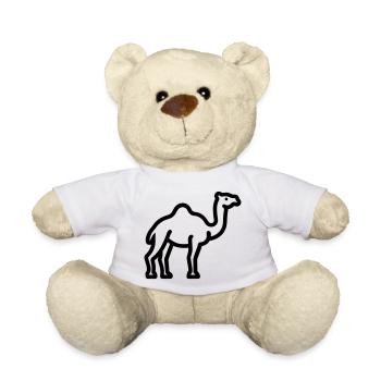 camel - Teddy Bear - white - Front