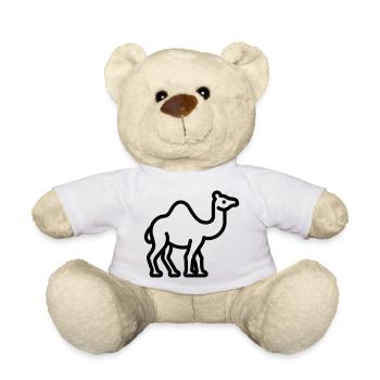 camel - Teddy Bear - white - Front