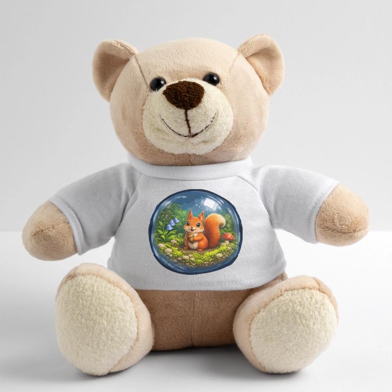 Märchenhörnchen in Glaskugel Teddy