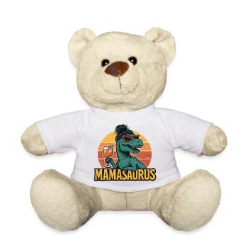 Mamasaurus Mama Mutter Geschenkidee Humor Lustig - Teddy - Weiß - Vorne