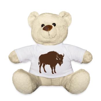 Buffle massif - Nounours - blanc - Devant
