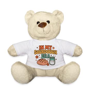 Baking Baker Sourdough In My Sourdough Era - Teddy Bear - white - Front