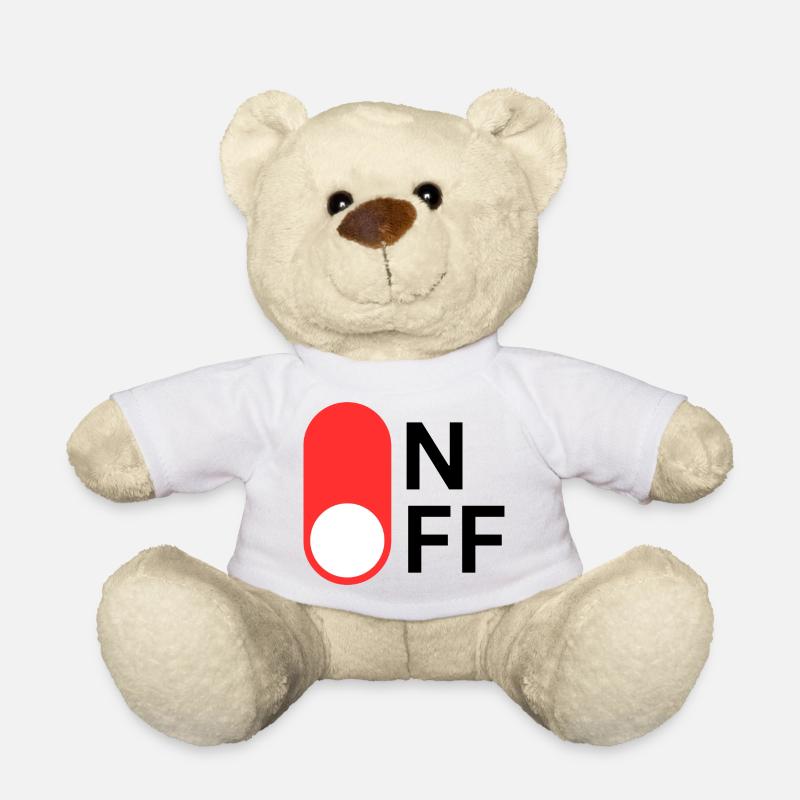 Mode ON/OFF - Nounours - blanc
