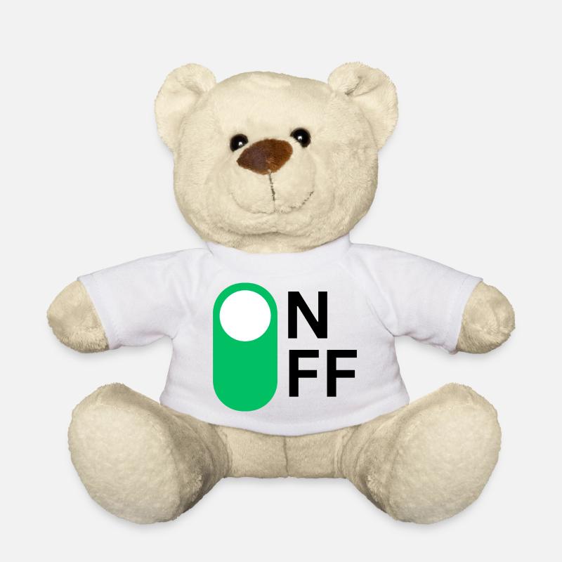 Mode ON/OFF - Nounours - blanc