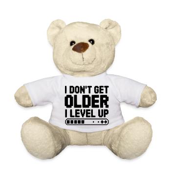 Ich werde nicht älter, ich steige auf. - Teddy - Weiß - Vorne