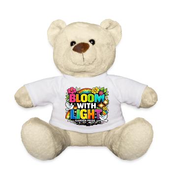 Bloom With Light Garden Pride Floral Statement - Teddy Bear - white - Front