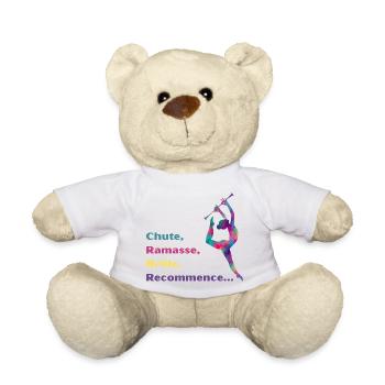 Chute-_Ramasse-_Recommence-- - Nounours - blanc - Devant