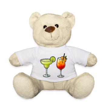 Zwei Cocktails: Lime Margarita & Sunset - Teddy - Weiß - Vorne