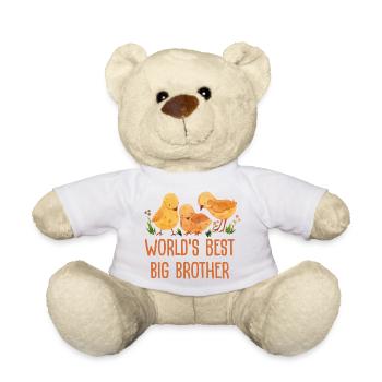 Le meilleur grand frère du monde - Nounours - blanc - Devant
