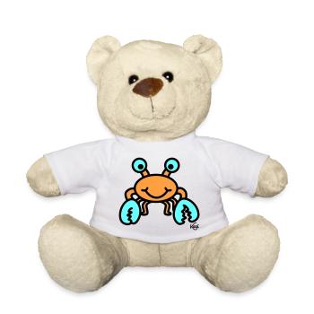 Krebs groß - Teddy - Weiß - Vorne