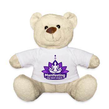 Manifestieren meines nächsten Snacks - Teddy - Weiß - Vorne