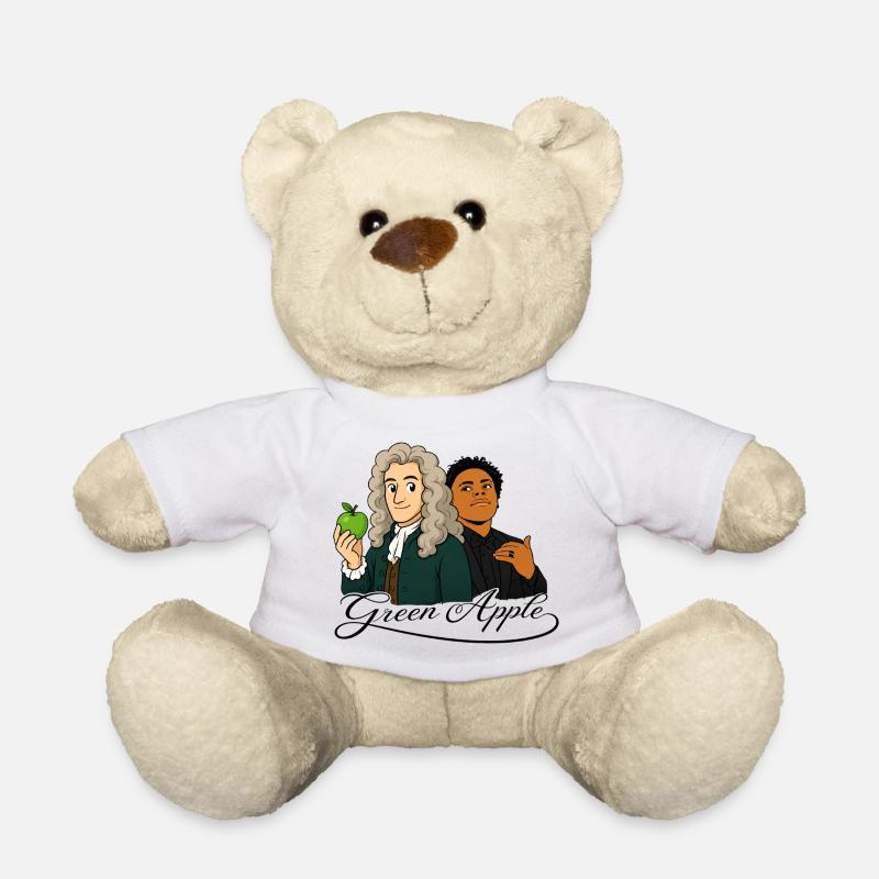 green apple - Teddy Bear - white