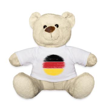 Germany Flag - Teddy Bear - white - Front