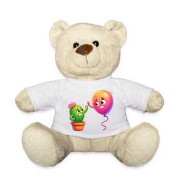 Amitié Ballon Cactus - Nounours - blanc - Devant