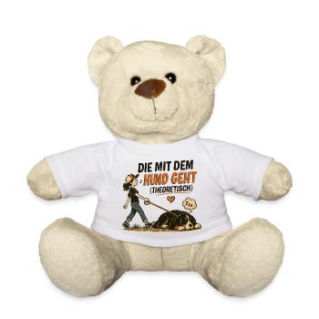 Berner Sennenhund Spruch Hundehalterin Humor - Teddy - Weiß - Vorne