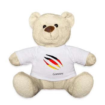 Germany Germany Flag - Teddy Bear - white - Front