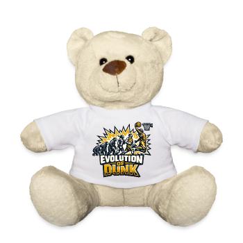 Evolution of Dunk – Basketball Mashup - Teddy Bear - white - Front