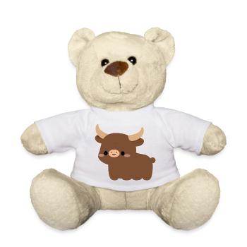 Ankole-Watusi-Kuh - Teddy - Weiß - Vorne