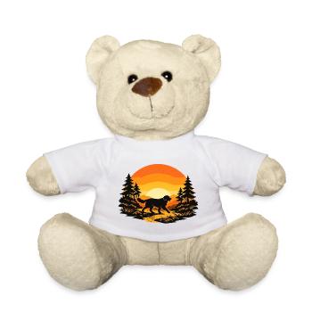 Golden Dog Family Retriever Dog Nature Love - Teddy Bear - white - Front