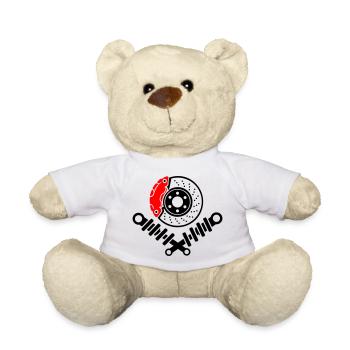 Fahrwerk Tuning Bremsscheibe und Stoßdämpfer - Teddy - Weiß - Vorne