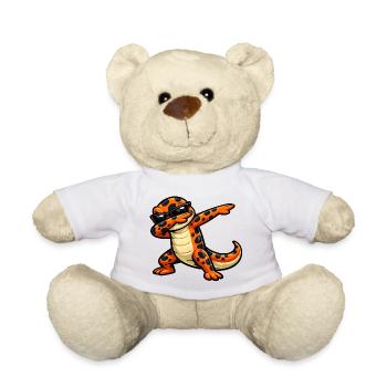 Dabbing Salamander - Teddy - Weiß - Vorne