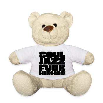 Soul Jazz Funk HipHop - Teddy Bear - white - Front