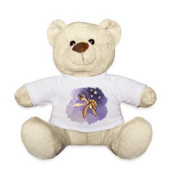 Cosmic Sea Turtle Explorer - Teddy - Weiß - Vorne