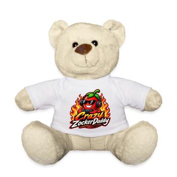 CrazyZockerDaddy - Teddy - Weiß - Vorne
