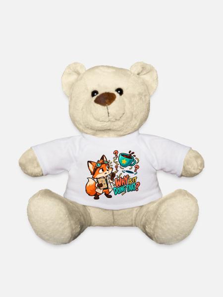 Warum macht er das? - Teddy - Weiß