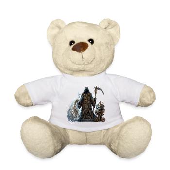 Spektraler Wächter mit Falke und Stahl - Teddy - Weiß - Vorne