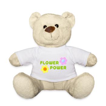 FLOWER POWER - Teddy - Weiß - Vorne