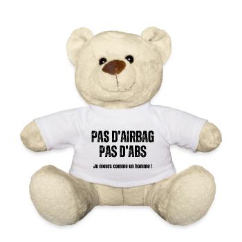 pas d'airbag - Nounours - blanc - Devant