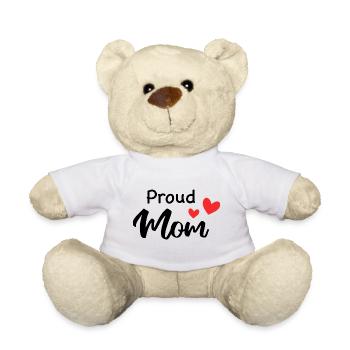 Proud Mom - Nounours - blanc - Devant