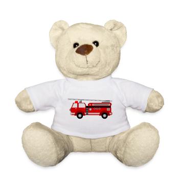 Fire Engine - Nounours - blanc - Devant