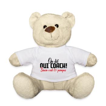 Coach | On dit oui COACH sinon c'est 20 pompes! - Nounours - blanc - Devant